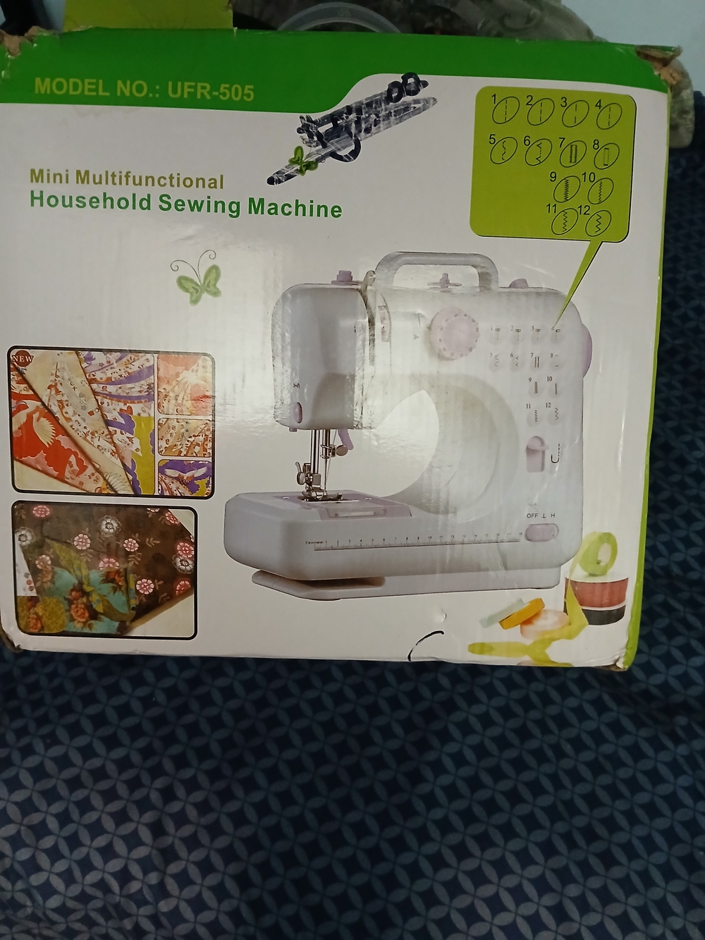 Mini Kids Sewing Machine - White